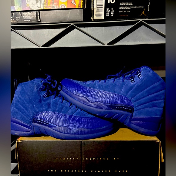 Jordan 12 Retro Deep Royal Blue - Picture 1 of 8